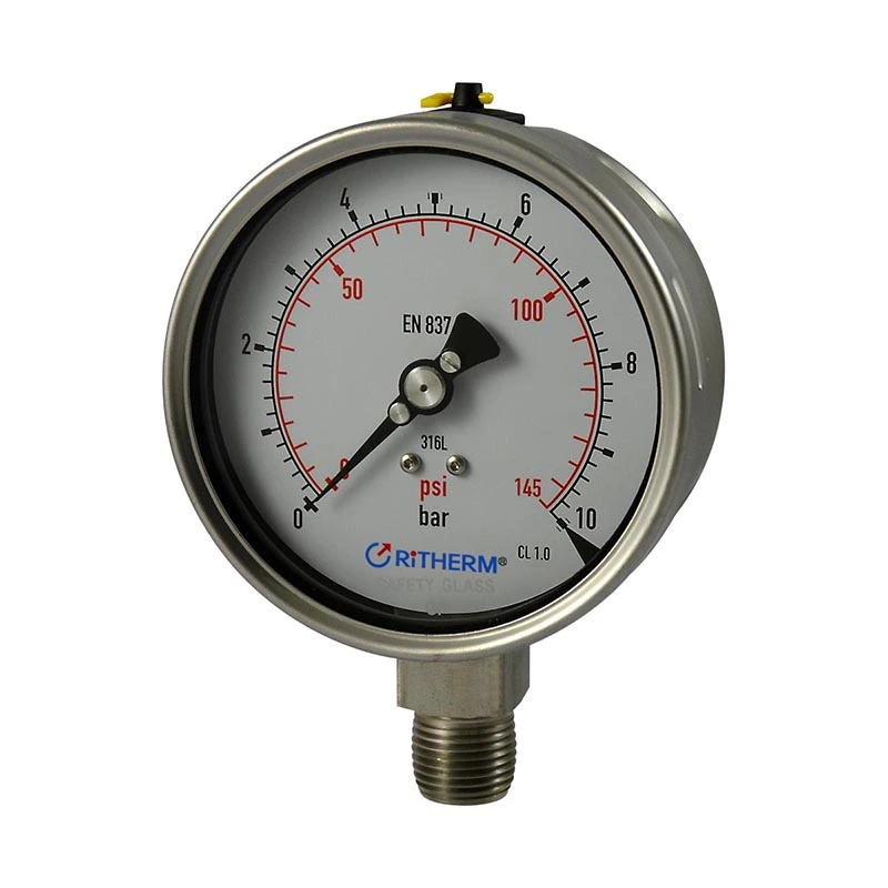 Лазерлік дәнекерленген барлық баспайтын болаттан жасалған қысымды өлшегіш